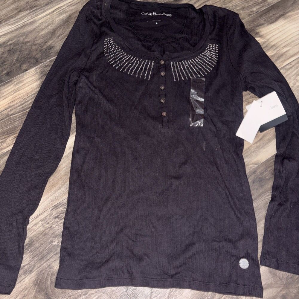 Calvin Klein Long Sleeve For Women  Size XL NWT